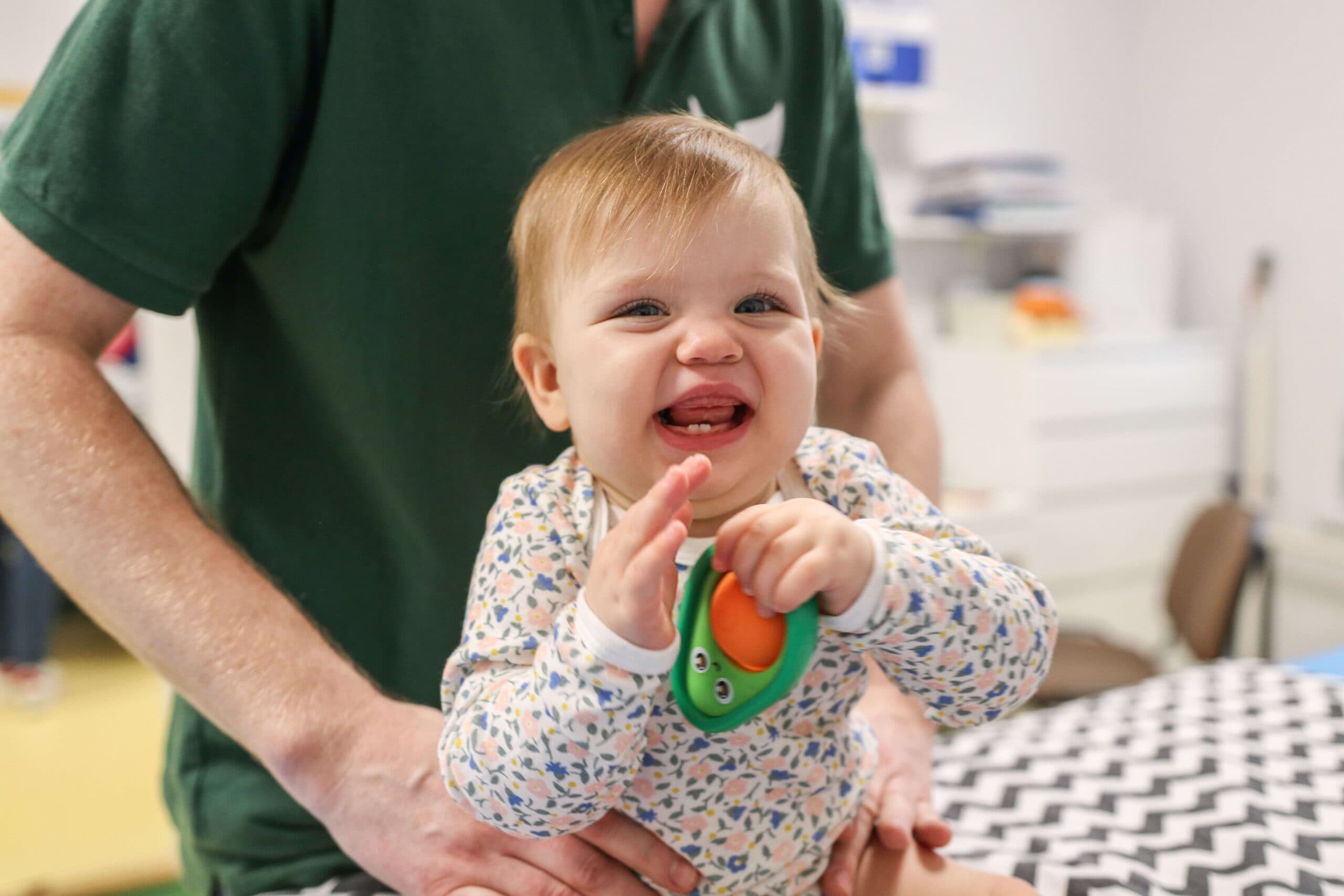 Fizjoterapia niemowląt Olinek Warszawa — zdjęcie z gabinetu C